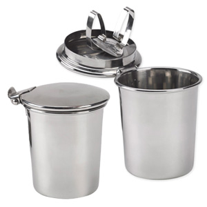 Cenicero de Carro, Acero inoxidable